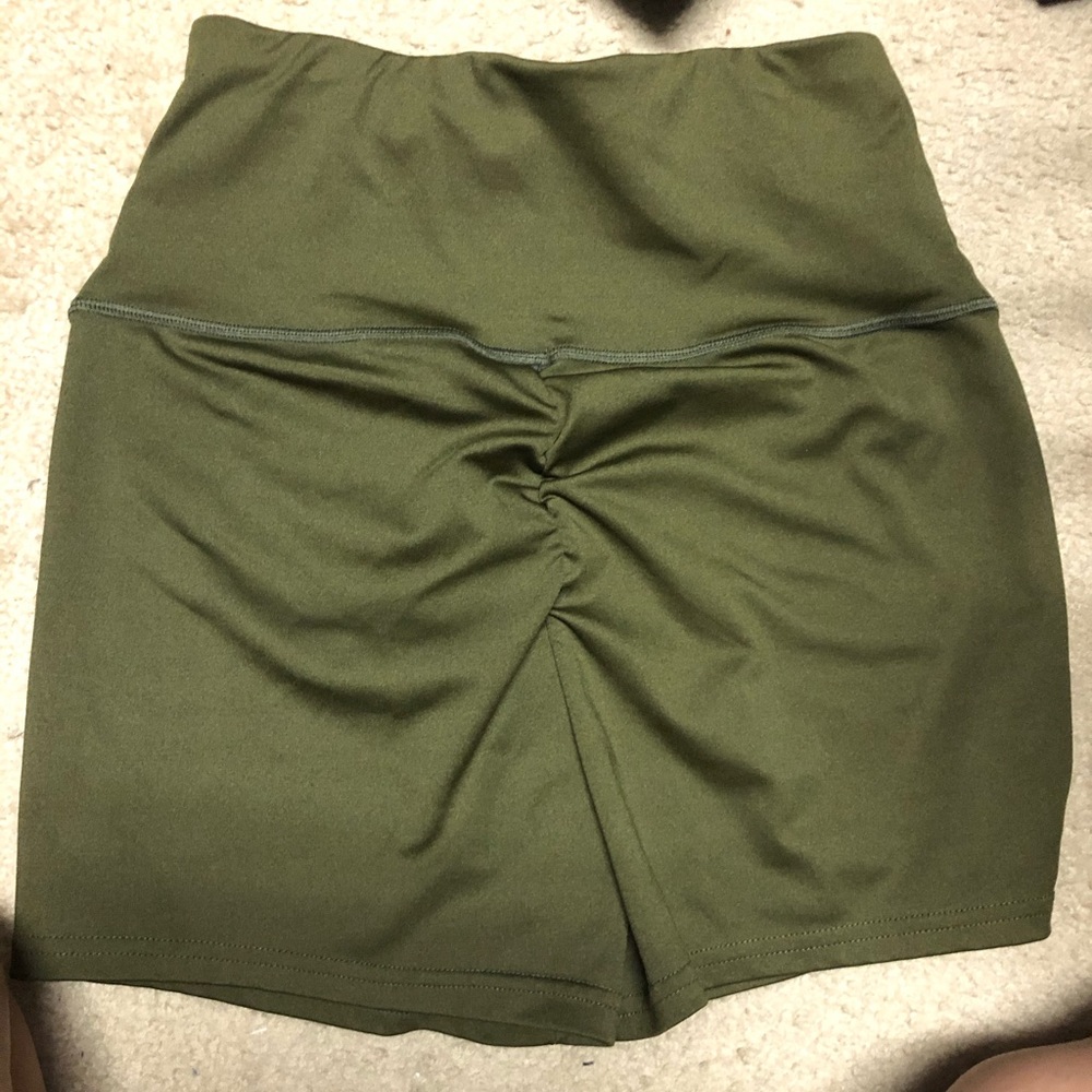 Booty scrunch workout shorts
